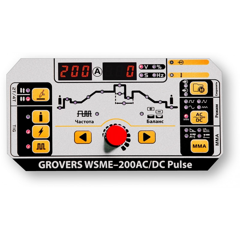 Аргонодуговой инвертор Grovers WSME200W AC/DC Pulse
